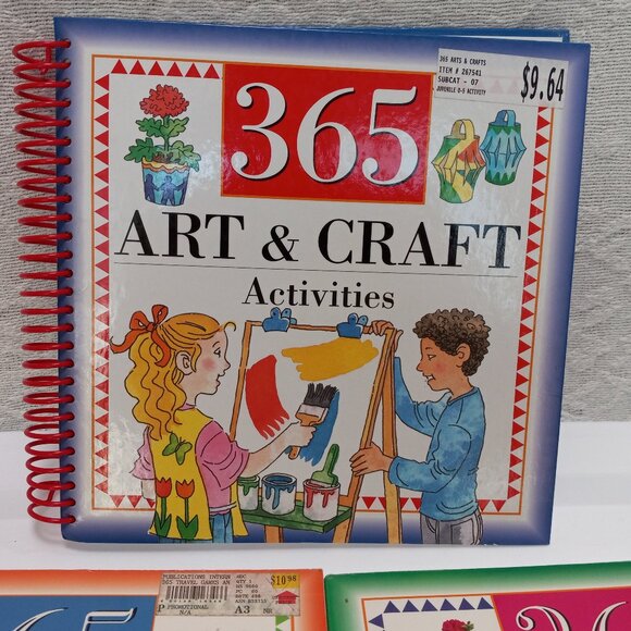 Lot Of 3 Books For Kids Science Projects Travel Games Art & Craft Activities - Picture 2 of 9
